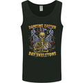Dancing Easter Day Skeletons Skulls Mens Vest Tank Top Black