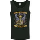 Dancing Easter Day Skeletons Skulls Mens Vest Tank Top Black