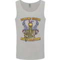 Dancing Easter Day Skeletons Skulls Mens Vest Tank Top Sports Grey