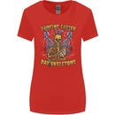 Dancing Easter Day Skeletons Skulls Womens Wider Cut T-Shirt Red