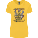 Dancing Easter Day Skeletons Skulls Womens Wider Cut T-Shirt Yellow