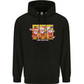 Dancing Santa Funny Christmas Dance Xmas Childrens Kids Hoodie Black
