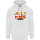 Dancing Santa Funny Christmas Dance Xmas Childrens Kids Hoodie White