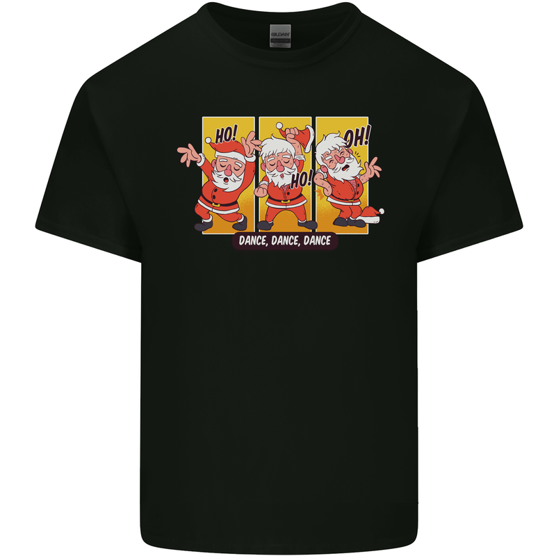 Dancing Santa Funny Christmas Dance Xmas Kids T-Shirt Childrens Black