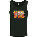 Dancing Santa Funny Christmas Dance Xmas Mens Vest Tank Top Black