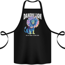 Dandylion Funny Lion Cotton Apron 100% Organic Black