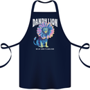 Dandylion Funny Lion Cotton Apron 100% Organic Navy Blue