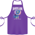 Dandylion Funny Lion Cotton Apron 100% Organic Purple