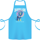 Dandylion Funny Lion Cotton Apron 100% Organic Turquoise