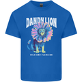 Dandylion Funny Lion Kids T-Shirt Childrens Royal Blue