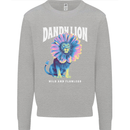 Dandylion Funny Lion Mens Sweatshirt Jumper Sports Grey