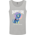 Dandylion Funny Lion Mens Vest Tank Top Sports Grey