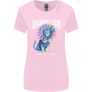 Dandylion Funny Lion Womens Wider Cut T-Shirt Light Pink