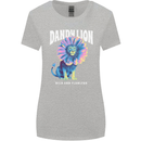 Dandylion Funny Lion Womens Wider Cut T-Shirt Sports Grey
