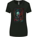 Dark Evil Clown Halloween Womens Wider Cut T-Shirt Black