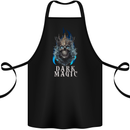 Dark Magic Skull King Cotton Apron 100% Organic Black