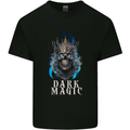 Dark Magic Skull King Mens Cotton T-Shirt Tee Top Black