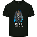 Dark Magic Skull King Mens Cotton T-Shirt Tee Top Black