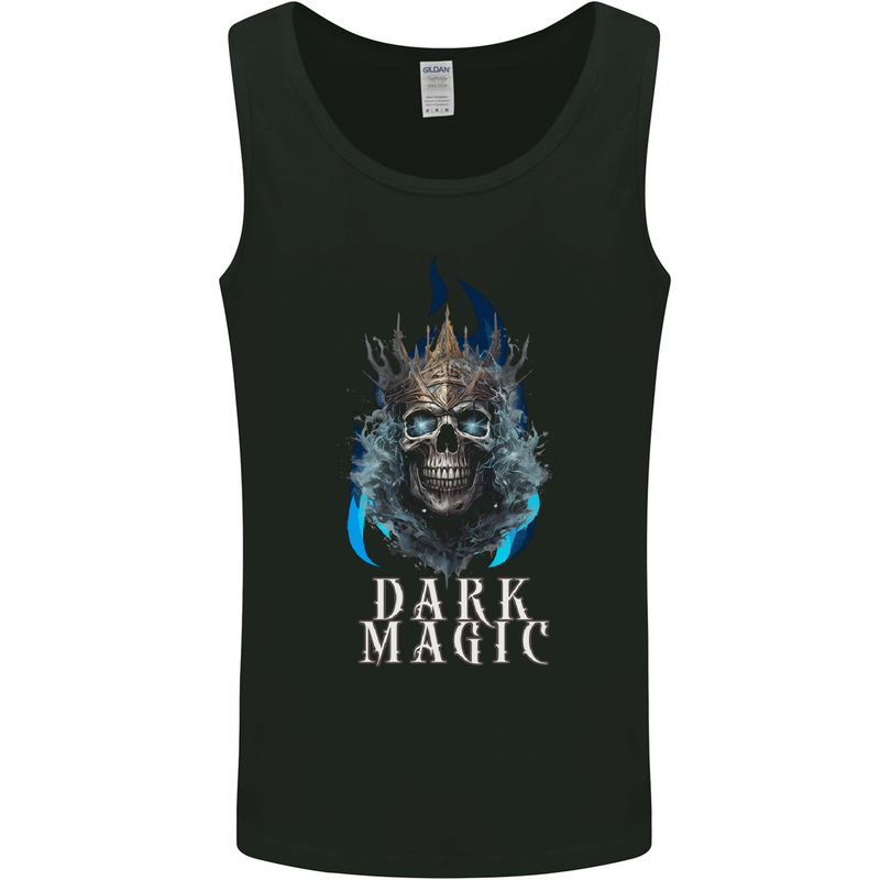 Dark Magic Skull King Mens Vest Tank Top Black