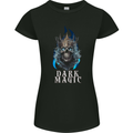 Dark Magic Skull King Womens Petite Cut T-Shirt Black