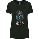 Dark Magic Skull King Womens Wider Cut T-Shirt Black