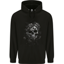 Dark Skull Dark Heart Gothic Goth Mens 80% Cotton Hoodie Black