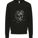 Dark Skull Dark Heart Gothic Goth Mens Sweatshirt Jumper Black