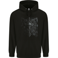 Darkness Skull Gothic Goth Heavy Metal Music Mens 80% Cotton Hoodie Black