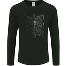 Darkness Skull Gothic Goth Heavy Metal Music Mens Long Sleeve T-Shirt Black