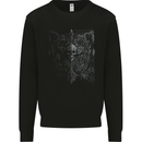 Darkness Skull Gothic Goth Heavy Metal Music Mens Sweatshirt Jumper Black