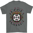 Dart Queen Tattoo Style Mens T-Shirt 100% Cotton Charcoal