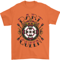 Dart Queen Tattoo Style Mens T-Shirt 100% Cotton Orange