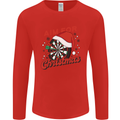 Darts Aim for Christmas Funny Xmas Mens Long Sleeve T-Shirt Red
