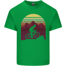 Dawn Cycling Mountain Bike Bicycle MTB Kids T-Shirt Childrens Irish Green