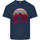 Dawn Cycling Mountain Bike Bicycle MTB Kids T-Shirt Childrens Navy Blue