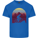 Dawn Cycling Mountain Bike Bicycle MTB Kids T-Shirt Childrens Royal Blue