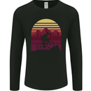Dawn Cycling Mountain Bike Bicycle MTB Mens Long Sleeve T-Shirt Black