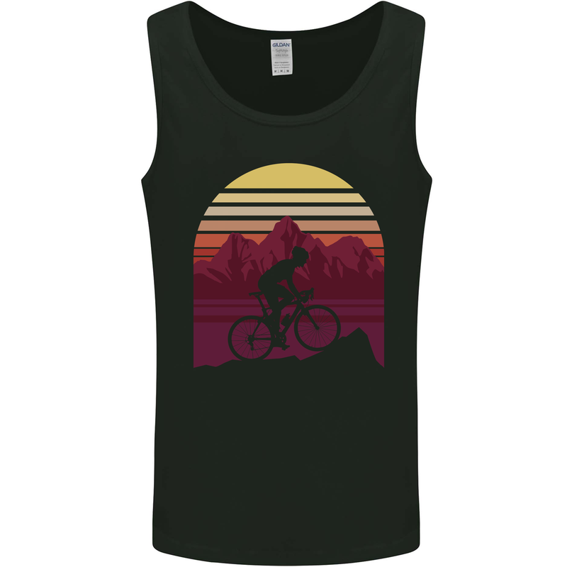 Dawn Cycling Mountain Bike Bicycle MTB Mens Vest Tank Top Black