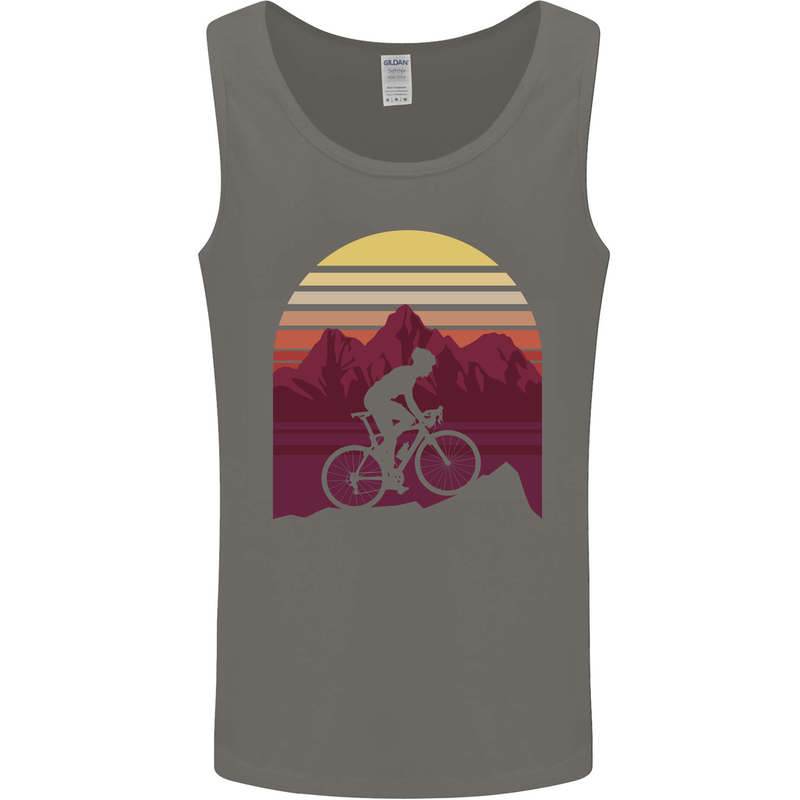 Dawn Cycling Mountain Bike Bicycle MTB Mens Vest Tank Top Charcoal