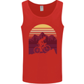 Dawn Cycling Mountain Bike Bicycle MTB Mens Vest Tank Top Red