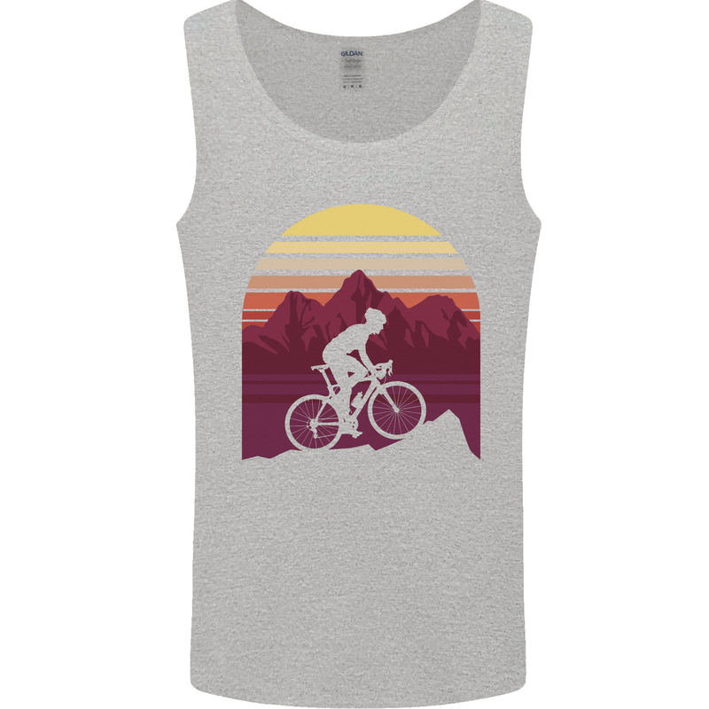 Dawn Cycling Mountain Bike Bicycle MTB Mens Vest Tank Top Sports Grey