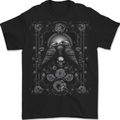 Dead Crows Skulls and Flowers Goth Gothic Mens T-Shirt 100% Cotton BLACK