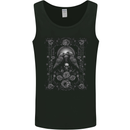 Dead Crows Skulls and Flowers Goth Gothic Mens Vest Tank Top Black