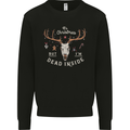 Dead Inside Christmas Hunting Hunter Xmas Kids Sweatshirt Jumper Black