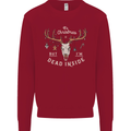 Dead Inside Christmas Hunting Hunter Xmas Kids Sweatshirt Jumper Red
