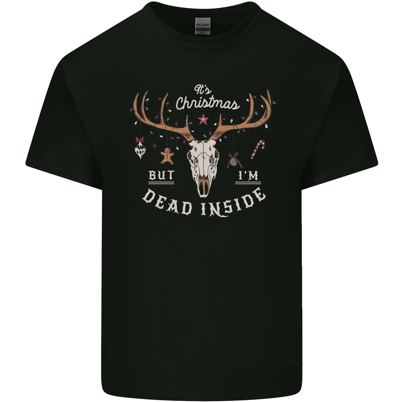 Dead Inside Christmas Hunting Hunter Xmas Kids T-Shirt Childrens Black