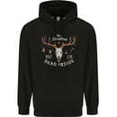 Dead Inside Christmas Hunting Hunter Xmas Mens 80% Cotton Hoodie Black