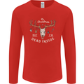 Dead Inside Christmas Hunting Hunter Xmas Mens Long Sleeve T-Shirt Red