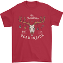 Dead Inside Christmas Hunting Hunter Xmas Mens T-Shirt 100% Cotton Red