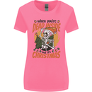 Dead Inside at Christmas Xmas Skull Womens Wider Cut T-Shirt Azalea